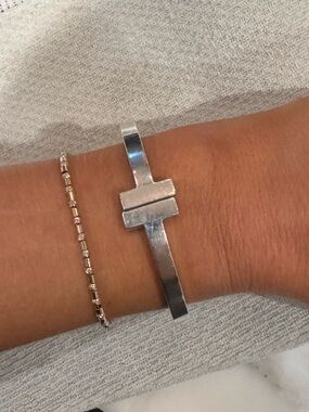 Tiffany T square cuff bracelet